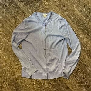 Used J Crew Factory Cardigan—periwinkle blue/purple